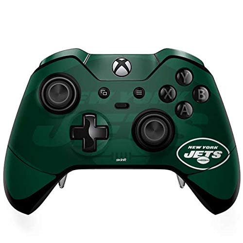 Skinit Decal Gaming Skin Compatible with Xbox One Elite Controller - Officially Licensed NFL New York Jets Double Vision Design