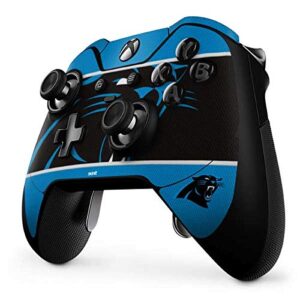 Skinit Decal Gaming Skin Compatible with Xbox One Elite Controller - Officially Licensed NFL Carolina Panthers Zone Block Design