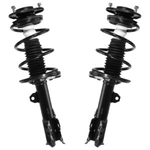 OREDY 2 Front Struts for Toyota Corolla 2009 2010 2011 2013 1.8L USA Built w/ M10 Stud Shock Absorbers w/Coil Spring Assembly - 572598 572597