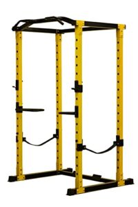 hulkfit pro series power cage and home gym attachments - yellow