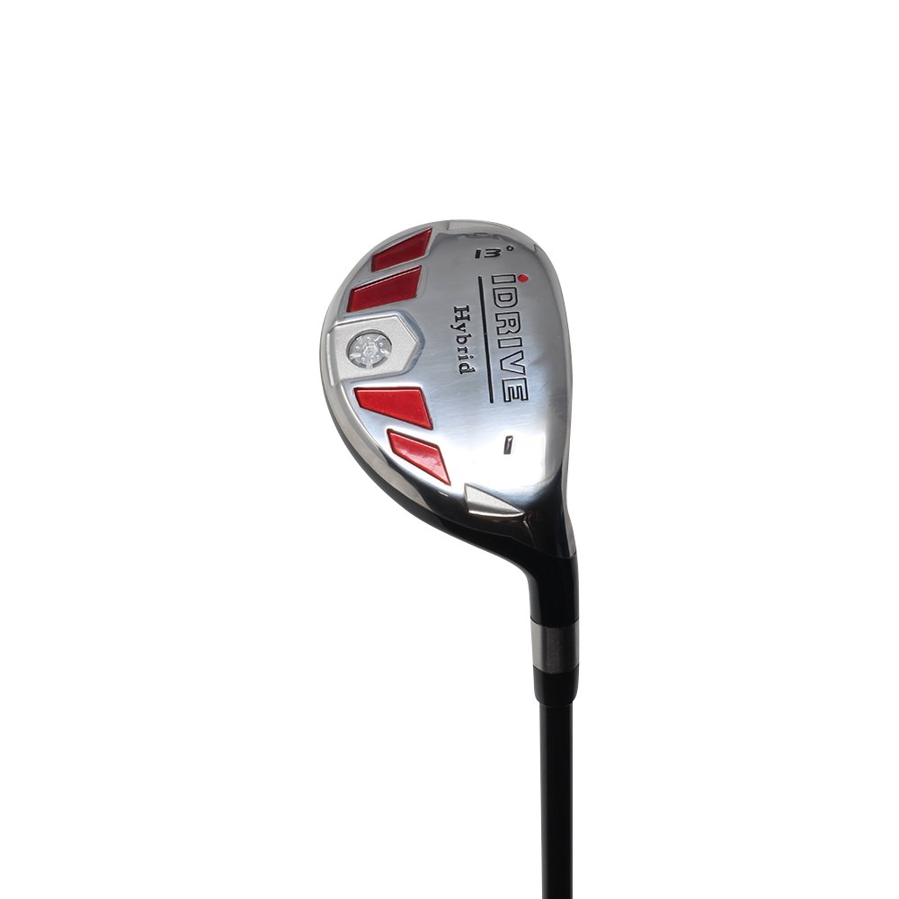 Senior Men's #1 iDrive 13° Driving One Iron Wood Hybrid Driver Right Handed Premium Ultra Forgiving Senior Flex Graphite Shaft Tacki-Mac Jumbo Soft Wrap Grip