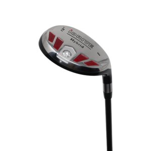 Senior Men's #1 iDrive 13° Driving One Iron Wood Hybrid Driver Right Handed Premium Ultra Forgiving Senior Flex Graphite Shaft Tacki-Mac Jumbo Soft Wrap Grip