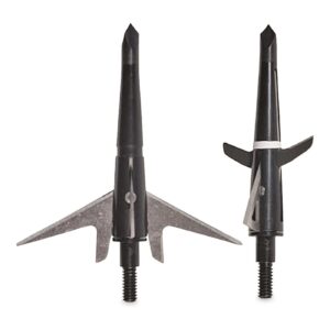 Swhacker 4 Blade Hybrid Crossbow Broadhead 125 Gr. 2.25in. 3 PK. Black, One Size