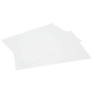 T-SIGN Corrugated Plastic Sheets Coroplast Sign Blank Board, 24 x36 Inches 3/16 Inches Thick for A-Frame Replacement Poster Sheets, 2 Pack White Blanks Sign