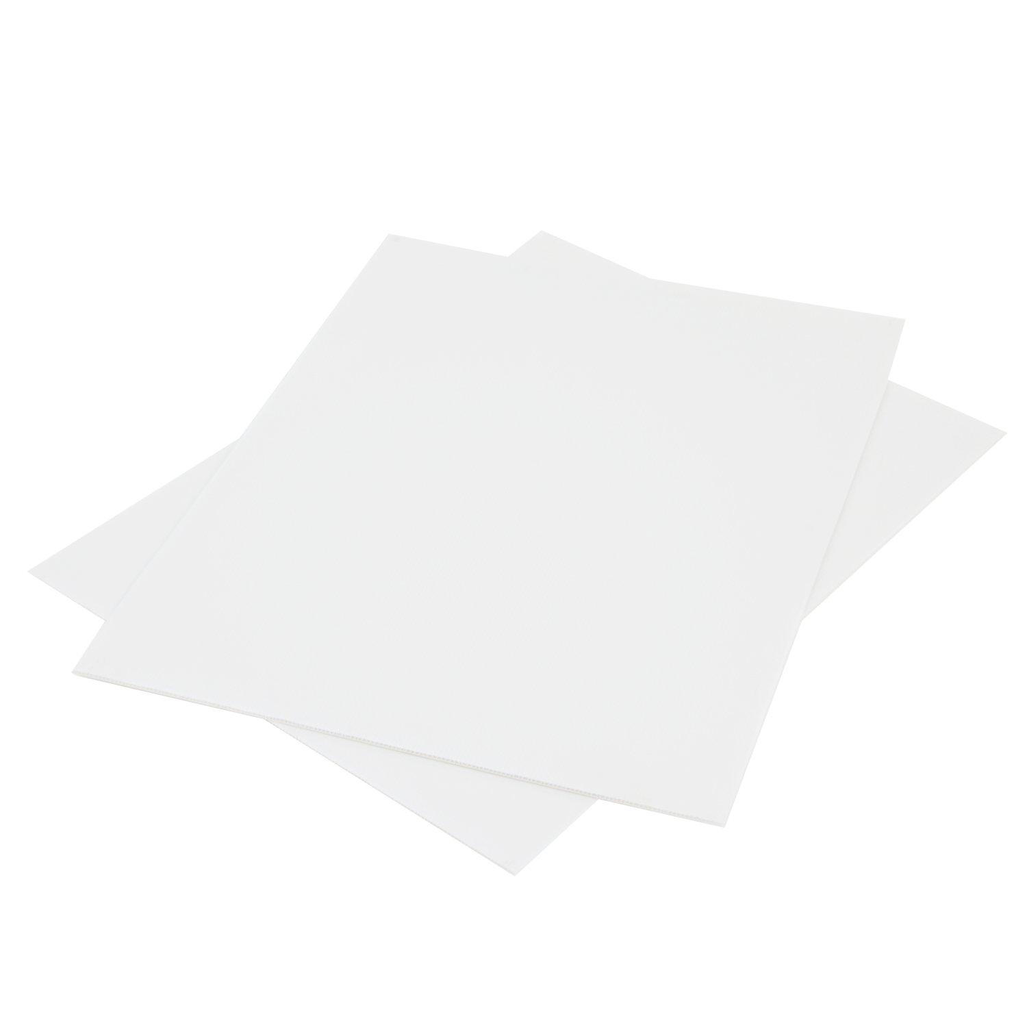 T-SIGN Corrugated Plastic Sheets Coroplast Sign Blank Board, 24 x36 Inches 3/16 Inches Thick for A-Frame Replacement Poster Sheets, 2 Pack White Blanks Sign