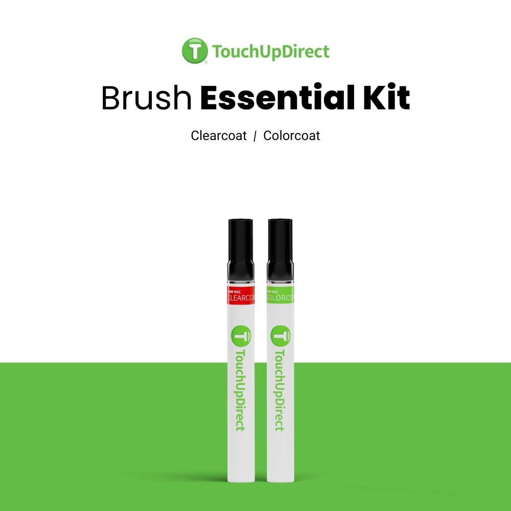 TouchUpDirect UH Tuxedo Black Compatible with Ford Exact Match Touch Up Paint Brush - Essential Kit