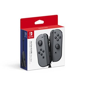 Nintendo Switch Joy-Con (L/R) Gaming Controller, Gray (Renewed)