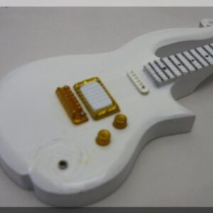 PRINCE Miniature Guitar CLOUD white