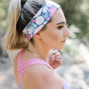 Maven Thread Women's 2" Wide Non Slip Sweat-Wicking Headband for Exercise and Yoga, 2-Pack (Refresh)