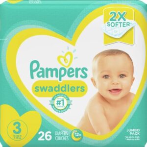 Pampers Swaddlers Diapers Size 3 26 Count