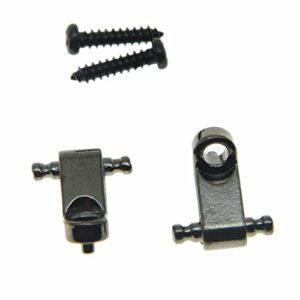 KAISH Set of 2 Guitar String Trees Guitar String Retainer Bar Guides for USA Strat/Tele Black