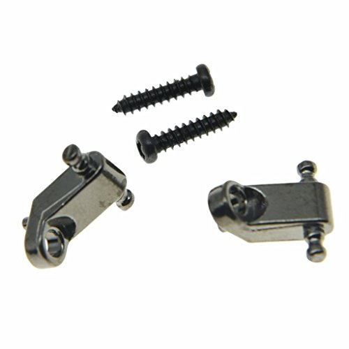 KAISH Set of 2 Guitar String Trees Guitar String Retainer Bar Guides for USA Strat/Tele Black