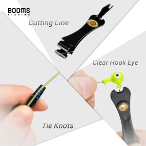 Booms Fishing FF2 Fly Fishing Accessories and Tools Kit, 5 in 1 Fly Fishing Gear Combo: Fly Fishing Forceps, Fly Fishing Nipper, Fly Fishing Leader Straightener, Zinger Retractor, Two-sided Fly Box