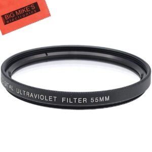 55mm UV Filter for Sony Alpha a7, Alpha a7 II, Alpha a7 III Camera with 28-70mm Lens, a6600 Camera with 18-135mm Lens