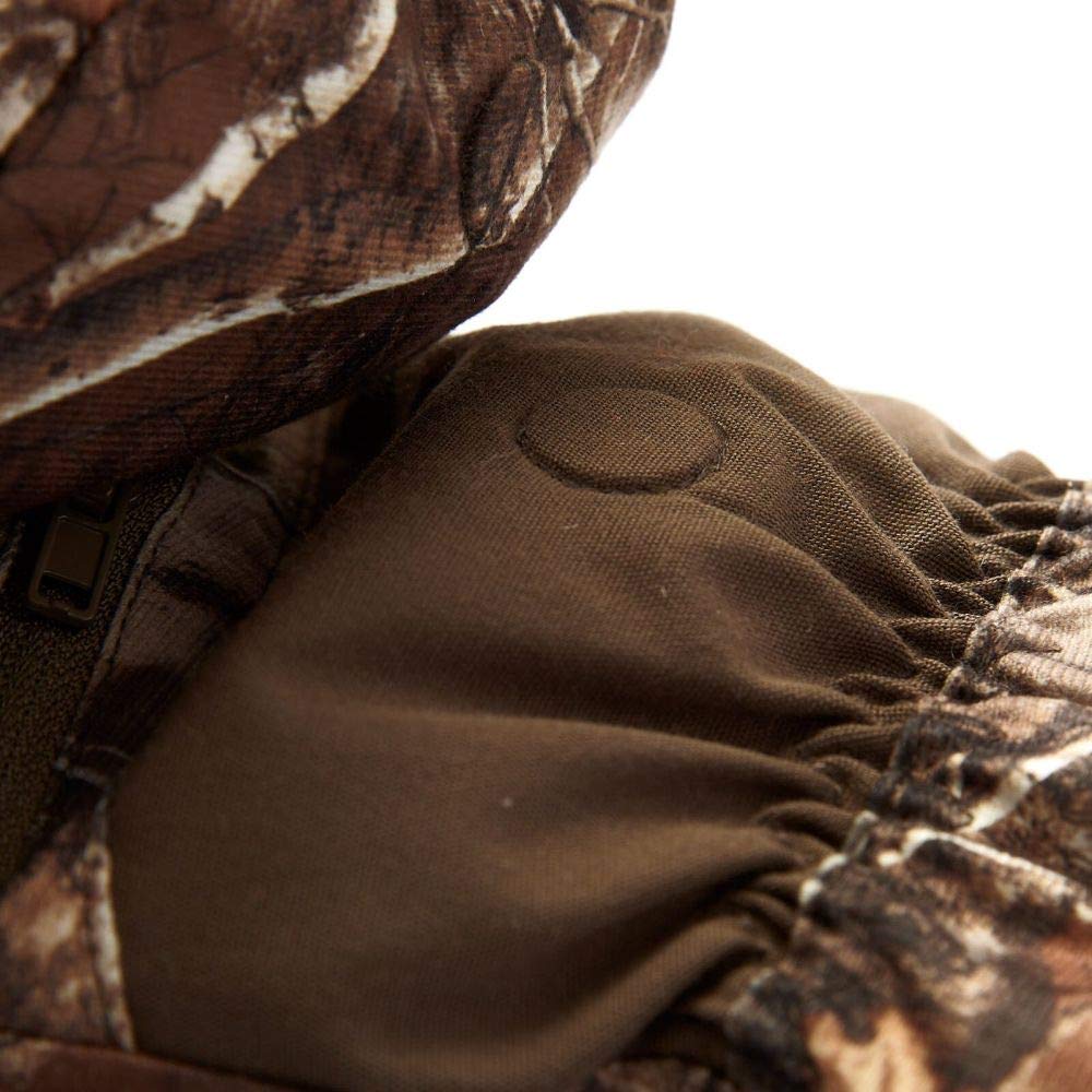 HOT SHOT Men’s Camo Huntsman Pop-Top Mittens – Realtree Edge Outdoor Hunting Camouflage