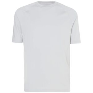 oakley men's technical short-sleeve rashguard - light grey - medium