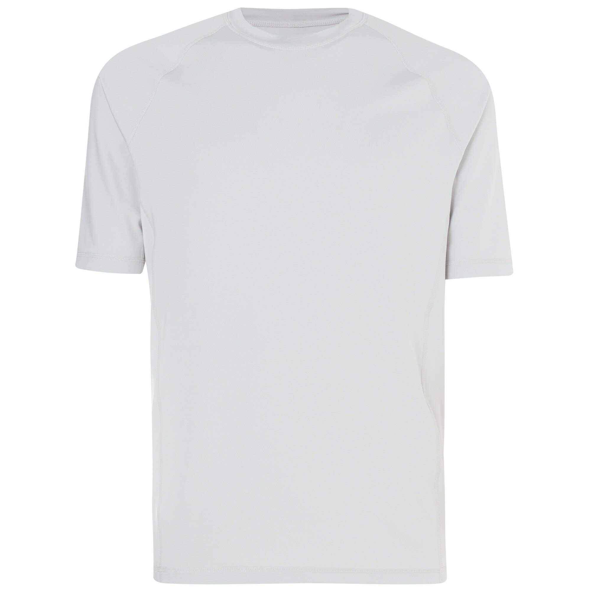 Oakley Men's Technical Short-Sleeve Rashguard - Light Grey - Medium