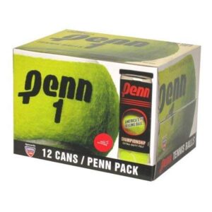 Penn Championship High Altitude Head Tennis Balls – 12 Pack 36 Balls Yellow - USTA & ITF Approved - Official Ball of The United States Tennis Association Leagues - Natural Rubber for consistent Play