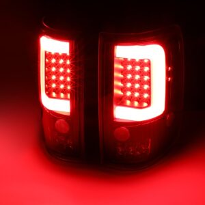 DNA MOTORING TL-F15004-LED-RD3D-BK-G2 LED 3D Tail Light Assembly Driver & Passenger Side [Compatible with 04-08 Ford F150 Lobo]