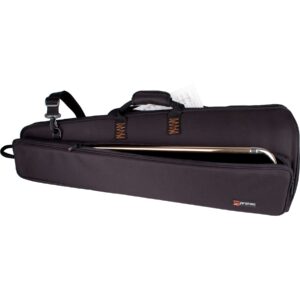 pro tec gig explorer series tenor trombone bag with sheet music pocket (c239x) black