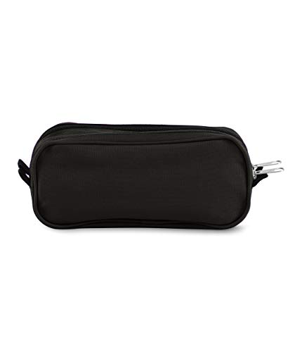 JanSport Large Accessory Pouch - Secure Storage Space for Pens, Power Cords, Pencil Case, Ideal For Everyday Essentials, 1.3L, Black