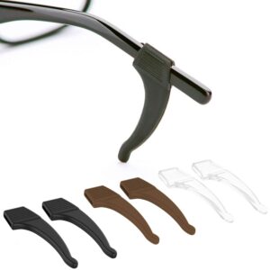 anchor glasses straps - 3 pack - sunglasses retainer anti-slip glasses grip ear hook eyeglasses anti-slip temple tip glasses holder (tricolor)