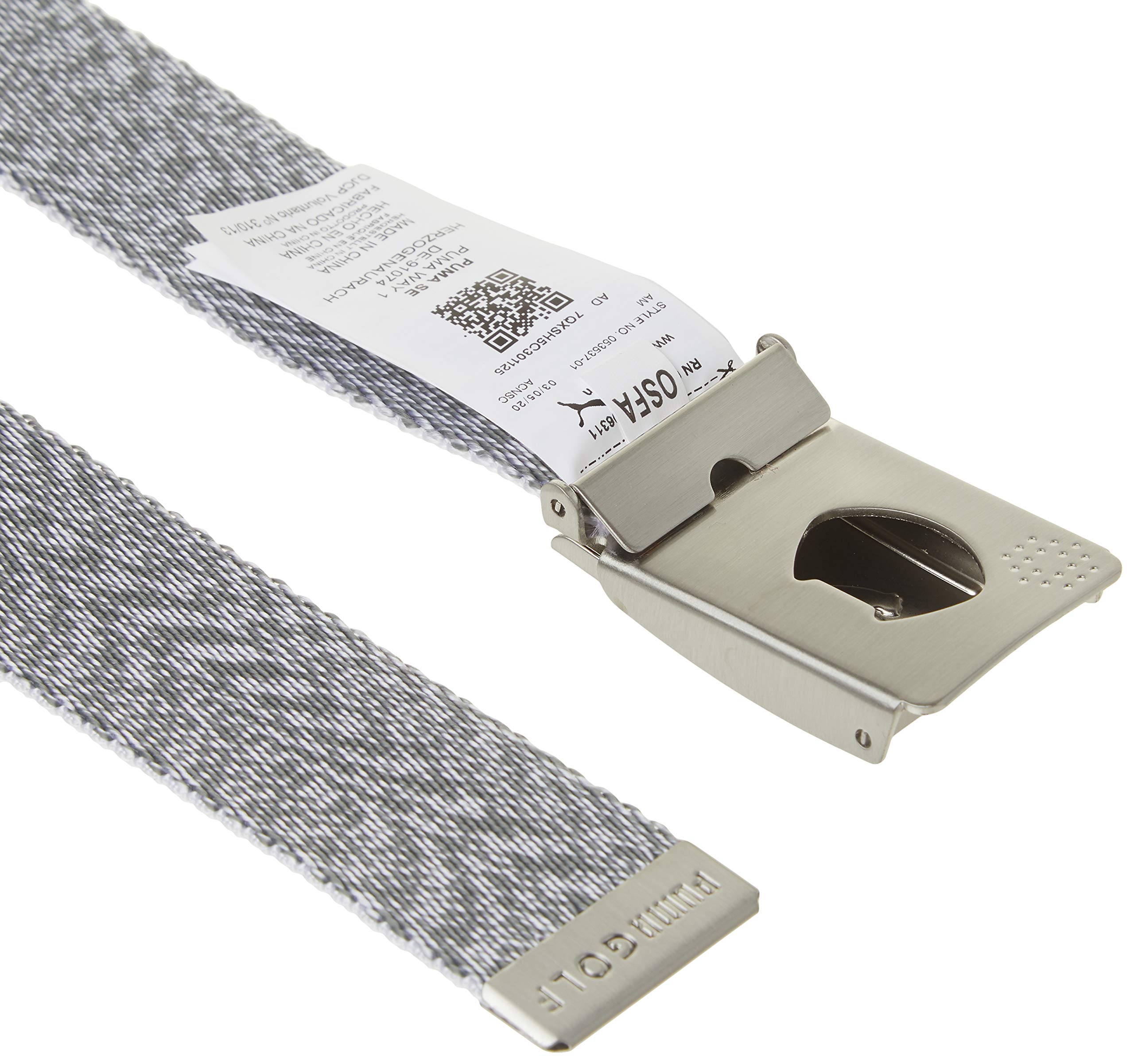 PUMA Golf 2019 Men's Reversible Web Belt (One Size), Bright White