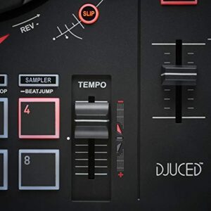 Hercules DJ Control Inpulse 300 | 2 Channel USB Controller, with Beatmatch Guide, DJ Academy and Full DJ Software DJUCED Included