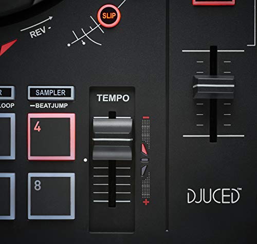 Hercules DJ Control Inpulse 300 | 2 Channel USB Controller, with Beatmatch Guide, DJ Academy and Full DJ Software DJUCED Included