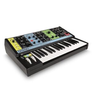 MOOG Grandmother Semi-Modular Analog Keyboard Synthesizer with 32 Keys, Built-In Arpeggiator, Sequencer and Spring Reverb Tank