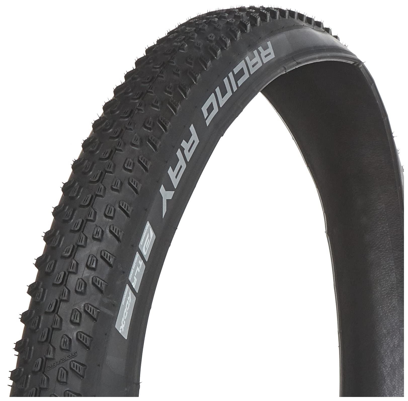 Schwalbe Racing Ray Tire - 29 x 2.25, Tubeless, Folding, Black, Performance Line, TwinSkin, Addix