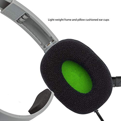 PDP Gaming LVL1 Wired Chat Headset With Noise Cancelling Microphone: Grey Camo - Xbox One