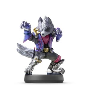 nintendo amiibo - wolf - super smash bros. series - wii; gamecube