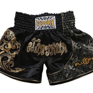 FLUORY Muay Thai Fight Shorts,MMA Shorts Clothing Training Cage Fighting Grappling Martial Arts Kickboxing Shorts Clothing