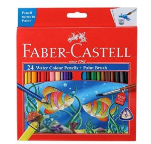 faber-castell watercolor pencils (24 color) premium quality art supplies originals