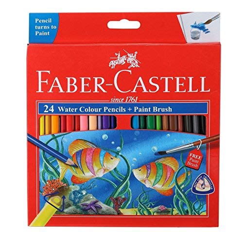 Faber-Castell Watercolor Pencils (24 color) Premium Quality Art Supplies Originals