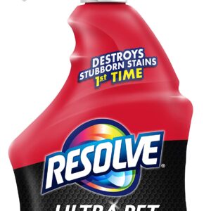 Resolve Ultra Pet Odor and Stain Remover Spray, Carpet Cleaner, 32oz (Pack of 1)