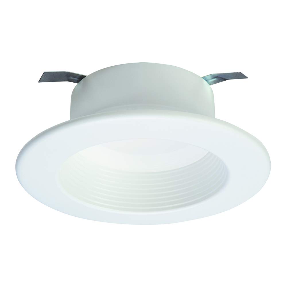 HALO RL 4 in. White Integrated LED Recessed Ceiling Light Retrofit Trim with Selectable CCT (2700K-5000K)