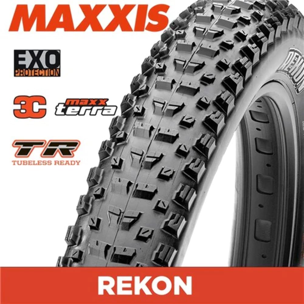 Maxxis Rekon Tire - 27.5 x 2.4, Tubeless, Folding, Black, 3C Maxx Terra, EXO, Wide Trail