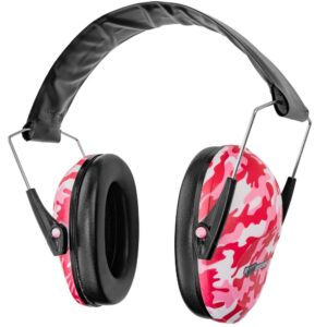 boomstick pink camo ear muff hearing protection