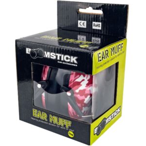 BOOMSTICK Pink Camo Ear Muff Hearing Protection