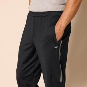 Amazon Essentials Men's Performance Stretch Knit Jogger Pant, Black, Medium