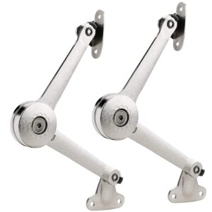 ruyufe lid support hinge lid stay with soft close toy box hinge support drop lids of cabinets kitchen support 40lb/2pcs