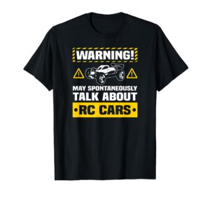 rc car funny warning t-shirt remote control car hobby t-shirt