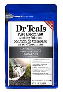 dr teals, epsom salt charcoal, 3 pound