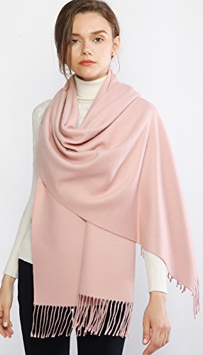 RIIQIICHY Pashmina Shawls and Wraps for Evening Dresses Scarfs for Women Fall Winter Travel Blanket Scarf Large Warm Scarves