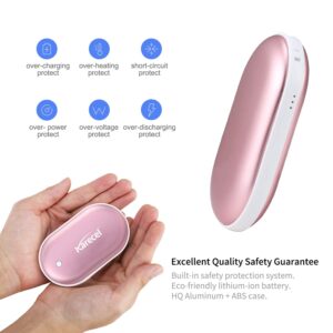 Karecel Rechargeable Electric 5200mAh Powerbank Reusable, Portable USB Hand Warmer Heater Battery Pocket Warmer, Best Gifts for Men and Women in Cold Winter