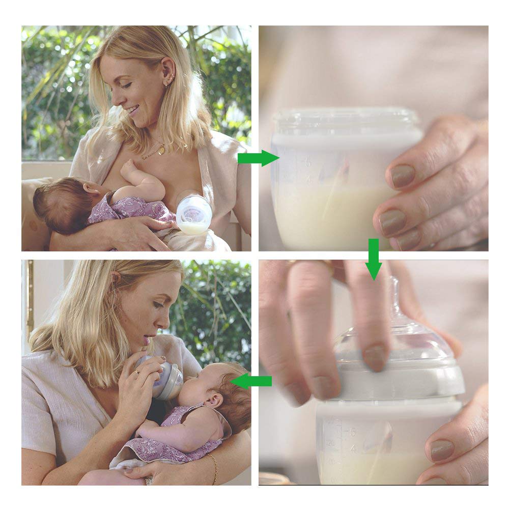 haakaa Manual Breast Pump Breast Milk Collector Gen 3 Multi-Functional Feeding Set 5.4oz/160ml