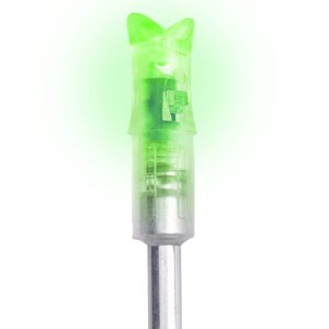 XHYCKJ New Lighted Nocks for Arrows with .300/7.62mm Inside Diameter Led Nock Turn on Automatically When Shot,6 Pack