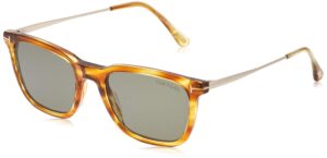 sunglasses tom ford ft 0625 arnaud- 02 47a light brown/other / smoke, 53-20-145